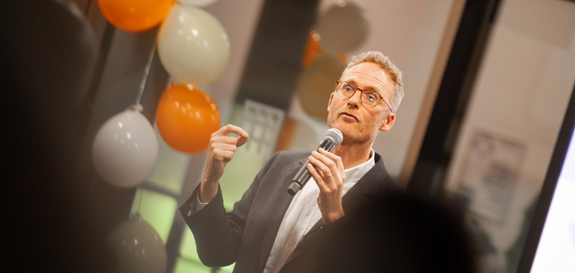 Rich Wilson speaking at Involve's 20th Anniversary