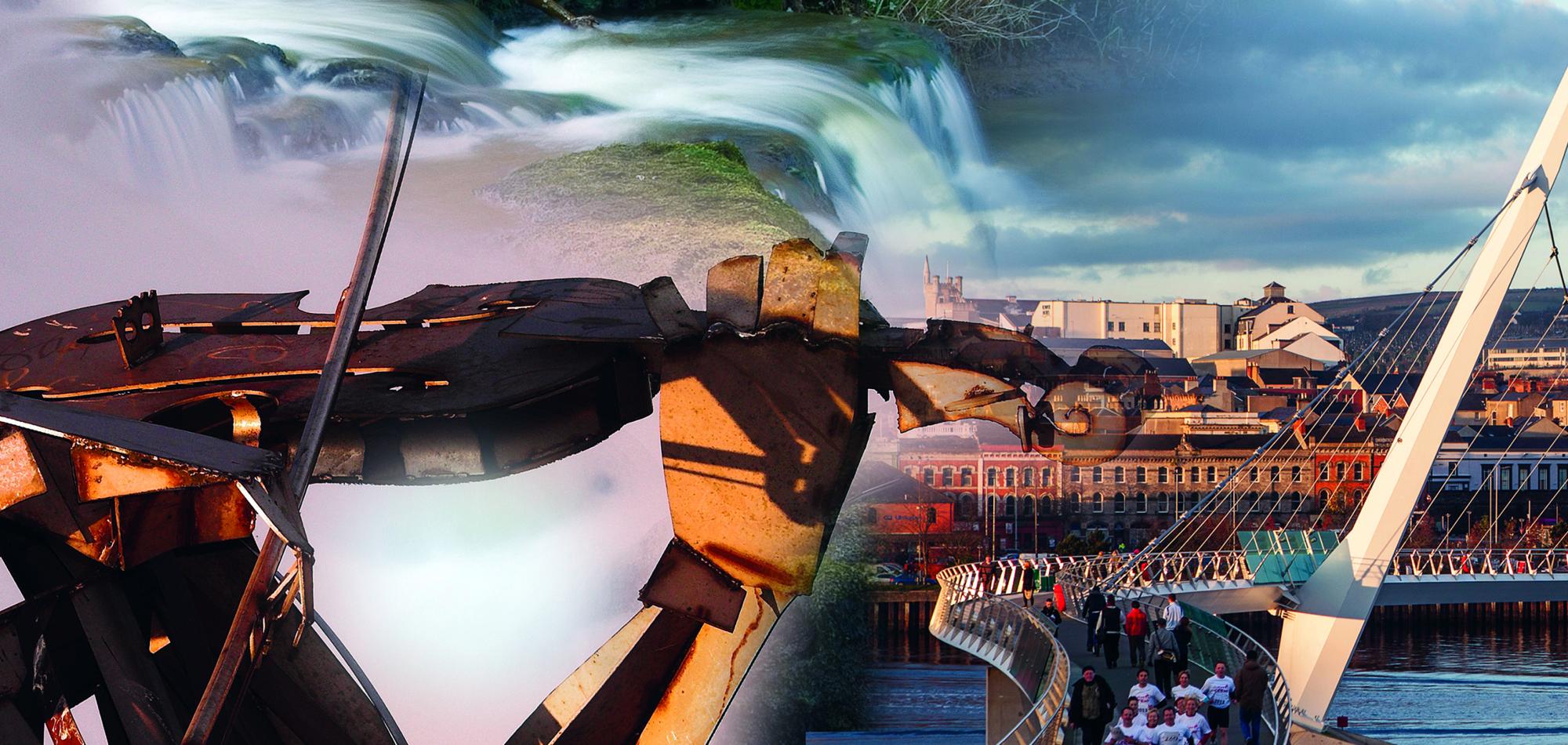 Collage image of Strabane and Derry City District Area