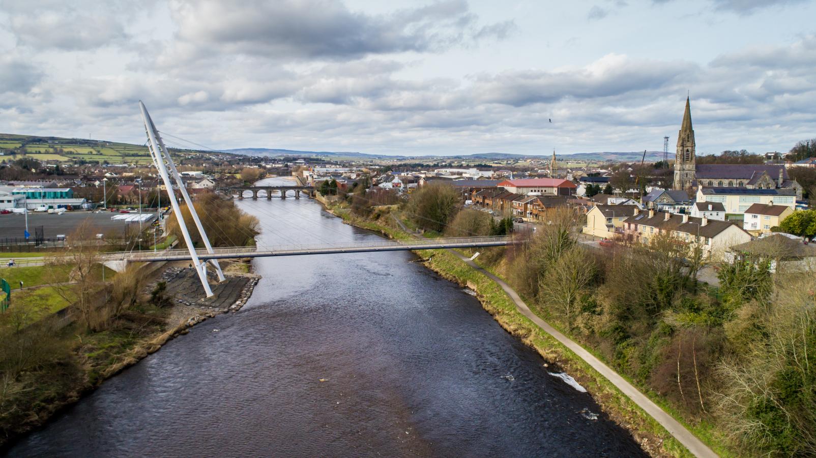 Foot bridge in Strabane
