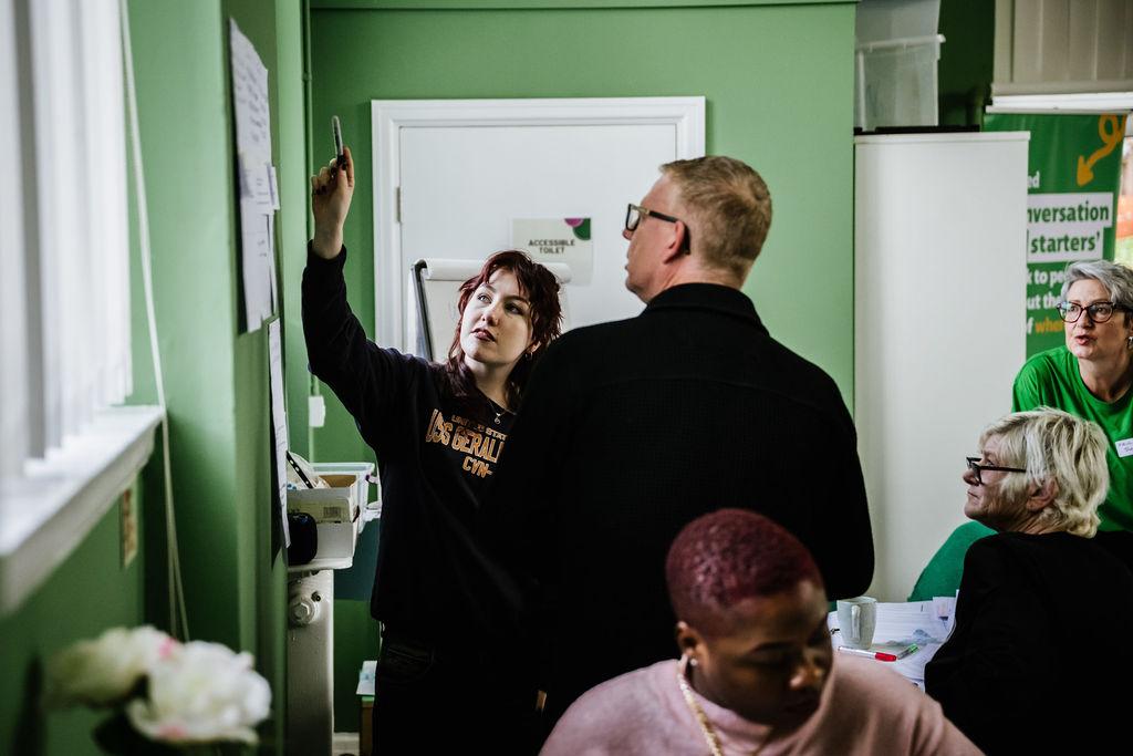 Photo of people in a room