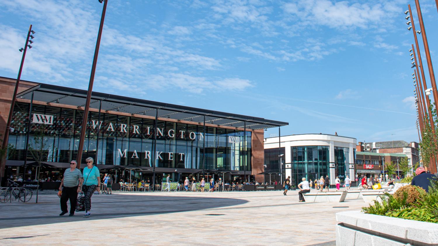 Warington town square