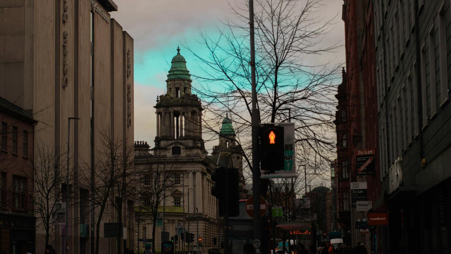 An image of Belfast City Hall in Belfast city.