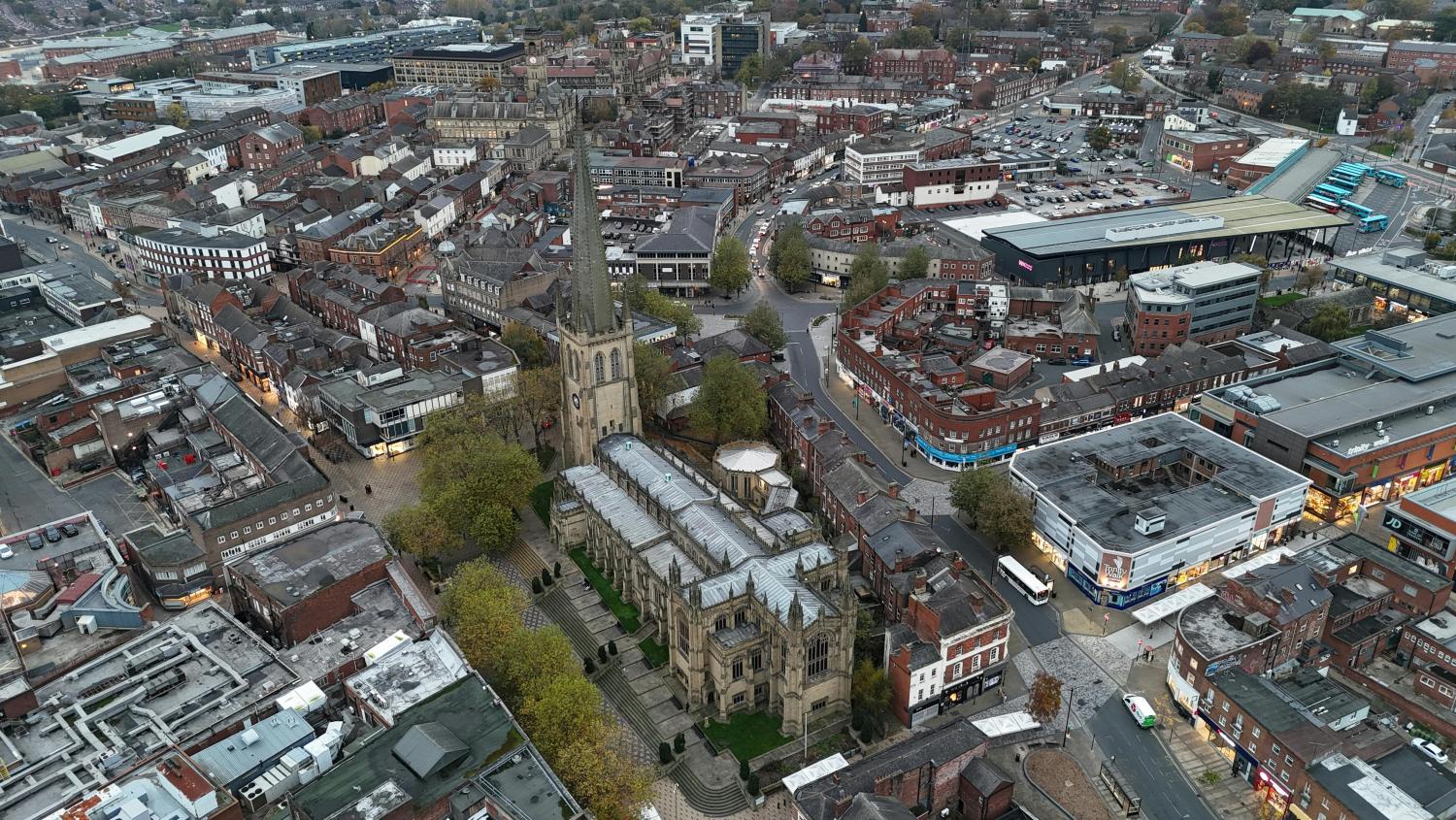 Aerial View of Wakefield District